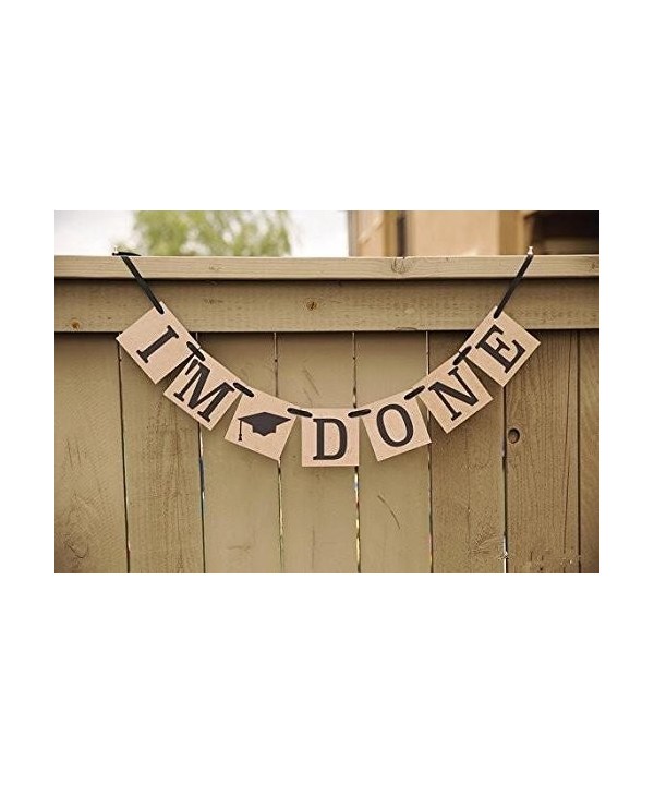 RAINLEMON Vintage Banner Graduation Decoration